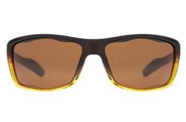 Image of Native Eyewear Wazee Sunglasses, Stout Fade/Iron Temple Frame, Brown Lens, Polarized, 135 383 515