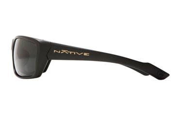 Image of Native Eyewear Wazee Sunglasses,Asphalt Frame,Gray Lens,Polarized,135 302 502