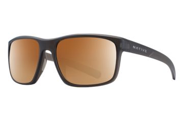 Image of Native Eyewear Wells, Dark Crystal Brown Frame, Bronze Reflex Lens, 190 913 527