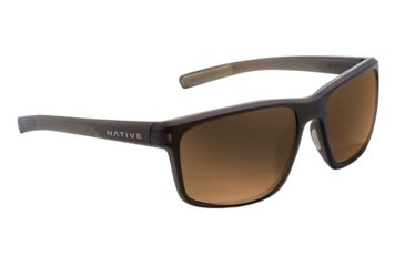 Image of Native Eyewear Wells, Matte Brown Crystal Frame, Brown Lens, 190 913 524