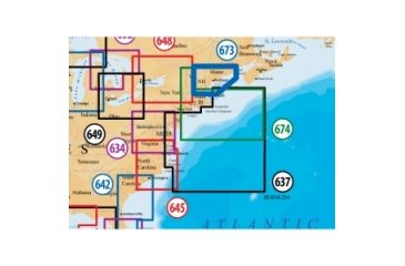 Image of Navionics Platinum Plus Maine Marine Map MSD673P