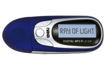 Image of Naxa Blue Mp3 Player with 4Gb Built In Flash Memory LCD Display, Blue NM105BL