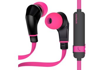 Image of Naztech NX80w Wireless Sports Earphones, Pink/Black, Pink &amp; Black, 1 Year Limited Warranty, NAZ-38997