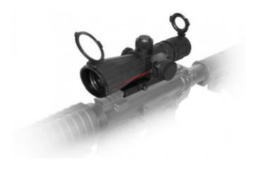Image of NC Star 4x32mm Rubber Compact Mark 3 Tactical Illuminated MilDot Rifle Scope SRTM432G