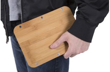 Image of nCamp Prep Surface, Silver/Wood, Small, NPR09CBUS