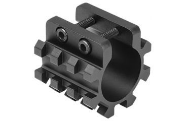 Image of NcSTAR 12G Shotgun Tri-Rail Weaver Mount For 1in. Mag Tube MT12G