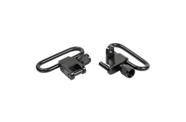 Image of NCSTAR 1in Lockable Sling Swivels, Black AASW1B