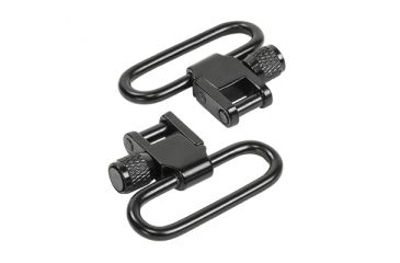 Image of NCSTAR 1in Lockable Sling Swivels, Black AASW1B