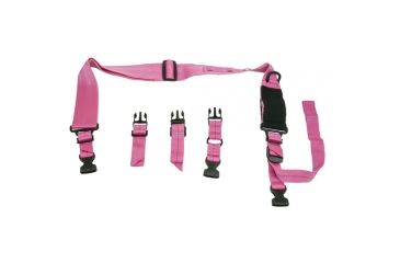 Image of NcSTAR 2 Point Tactical Sling System, Pink, 1-to-2-Point Convertible AARS2PP
