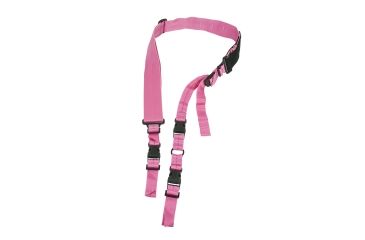 Image of NcSTAR 2 Point Tactical Sling System, Pink, 1-to-2-Point Convertible AARS2PP