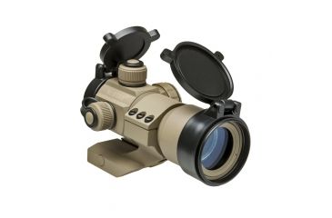 Image of NcStar 35mm Tri-Color Dot Tube Reflex Optic, Tan Body, Red/Green/Blue 194622