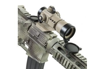 Image of NcStar 35mm Tri-Color Dot Tube Reflex Optic, Tan Body, Red/Green/Blue 194622