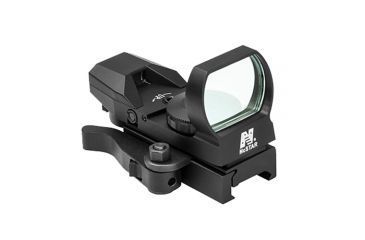Image of NcStar 4-Reticle Reflex Black Sight w/ QR Mount, Red-Colored Reticle Set 194621