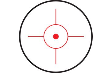 Image of NcStar 4-Reticle Reflex Black Sight w/ QR Mount, Red-Colored Reticle Set 194621