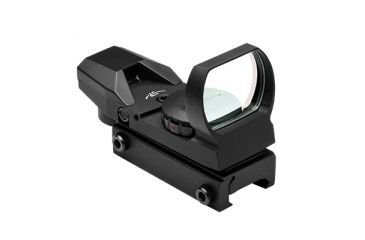 Image of NcSTAR AR Combo/Carry Handle Adapter/Red And Green Reflex Sight w/ 4 Reticles, Black KARHD4RGB-A