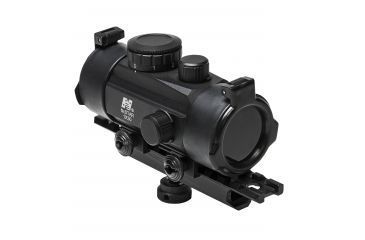 Image of NcSTAR AR Combo/Carry Handle Adapter/Red Reflex Sight w/ Integrated Weaver Mount, Black, KARHDBB130-A