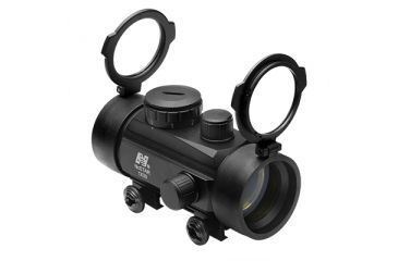 Image of NcSTAR AR Combo/Carry Handle Adapter/Red Reflex Sight w/ Integrated Weaver Mount, Black KARHDBB130-A