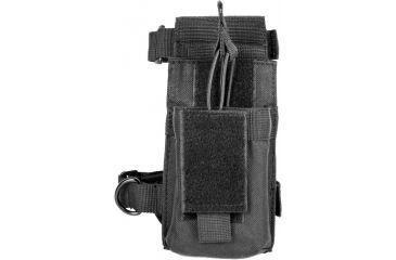 Image of VISM AR Single Magazine Pouch w/ Stock Adapter, AR-15, Black CVAR1PS2926B