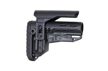 Image of VISM Compact PCP52 Mil-Spec Stock Collapsible with Adjustable Cheekpiece, Black Synthetic, DLG-130-052