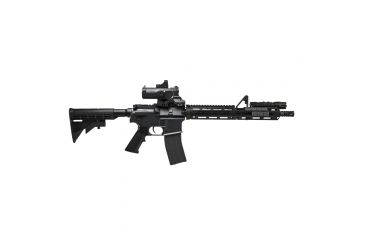 Image of NcSTAR Eco 4X34 Prismatic Scope w/Ddab/Urban Tactical Ret/Blue Illumination/Green Laser w/White/Red Nav Lights, Black, VECO434QRBR-A