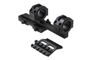 Image of NcSTAR GEN II SPR 30mm Cantilever QR Scope Mount w/ 1in Inserts, Black, VMSPRBV2
