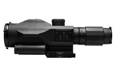 Image of NcSTAR GEN3 SRT 3-9x Rubber Armored P4 Sniper Rifle Scope w/ Green Laser, Black, VSRTP3940GV3