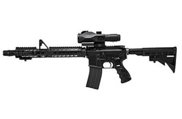 Image of NcSTAR GEN3 SRT 3-9x Rubber Armored P4 Sniper Rifle Scope w/ Green Laser, Black, VSRTP3940GV3