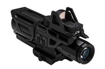 Image of NcSTAR GEN3 Ultimate Sighting System USS 3-9X40mm P4 Sniper Rifle Scope w/ Red Micro Dot Optic,Black VSTP3940GDV3