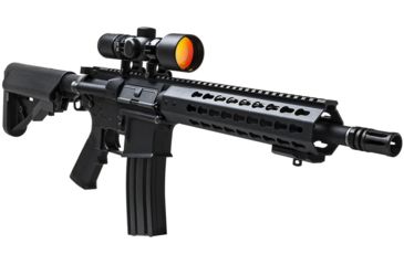 Image of NcSTAR Illuminated Compact Rifle Scope - 3-9x42E Ill. Scope / Ruby SEC3942R Rifle Scope