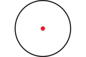 Image of NcSTAR KeyMod Quick Release 4 Reticle Reflex Optic, Red ILL, Black, VD4BKM