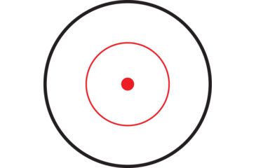 Image of NcSTAR KeyMod Quick Release 4 Reticle Reflex Optic, Red ILL, Black, VD4BKM