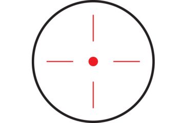 Image of NcSTAR KeyMod Quick Release 4 Reticle Reflex Optic, Red ILL, Black, VD4BKM