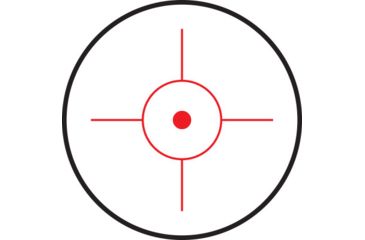 Image of NcSTAR KeyMod Quick Release 4 Reticle Reflex Optic, Red ILL, Black, VD4BKM