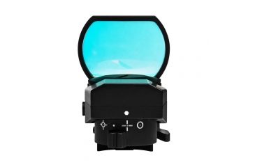 Image of NcSTAR KeyMod Quick Release 4 Reticle Reflex Optic, Red ILL, Black VD4BKM