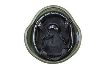 Image of NcSTAR Level IIIA Ballistic Helmet w/Carry Case, Green, Large, BPHLG