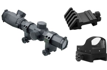Image of NcSTAR Octagon Scope Series-1.1-4x20 Mil-Dot Scope, Total Target Engagement Tactical Rifle Kit