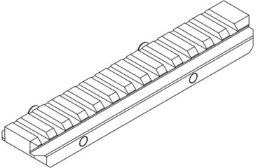 Image of NcSTAR Picatinny Riser, .410 Long, Black, M1913RIS410L
