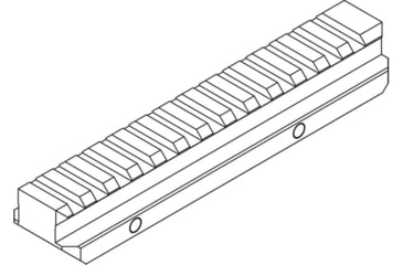 Image of NcSTAR Picatinny Riser, .625 Long, Black, M1913RIS625L
