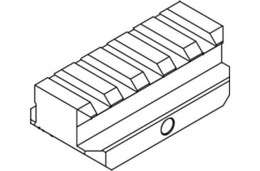 Image of NcSTAR Picatinny Riser, .625 Short, Black, M1913RIS625S