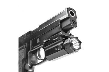 Image of NcSTAR Pistol/Rifle 3W CREE LED QR Strobe Flashlight, 150 Lumens, Black, AQPTF3