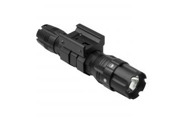 Image of NcSTAR Pro Series Green LED Flashlight/250 Lumens/Weaver Style Mount, Black, VATFLBGM
