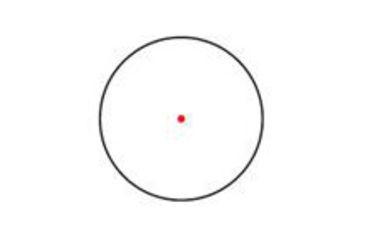 Image of NcSTAR Red Dot Sight - 1x25 Compact Red Dot / Weaver &amp; .22 Base / Black DAB