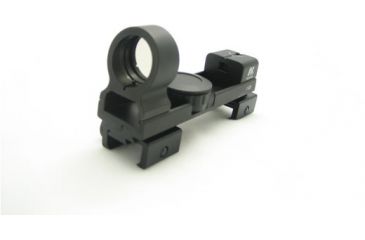 Image of NcSTAR Red Dot Sight - 1x25 Compact Red Dot / Weaver &amp; .22 Base / Black DAB