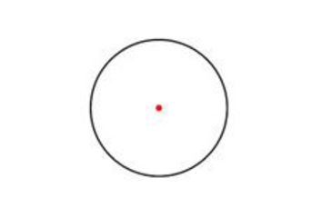 Image of NcSTAR Red Dot Sight - Plastic Red Dot- Weaver Base DP