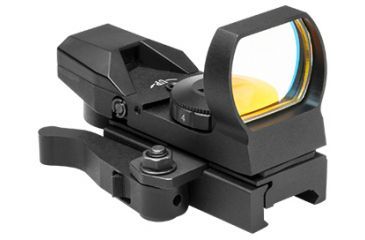 Image of NcSTAR Rogue 4 Reticle Reflex Sight w/ Locking Quick Release Mount, Black DX4BQ
