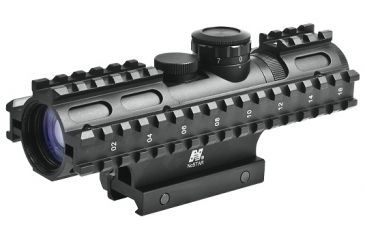 Image of Ncstar 3-9X42 Compact Scope/Blue Ill. Mil-Dot/Weaver Mount