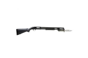 Image of NCSTAR Shotgun Rails and Bayonet Mount, Mossberg 500, Black MSHBAYMOS