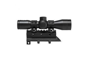 Image of NcSTAR SKS Combo/Tri-Mount/4X30 Compact Scope w/1in Rings, Black KSKSC430B-A