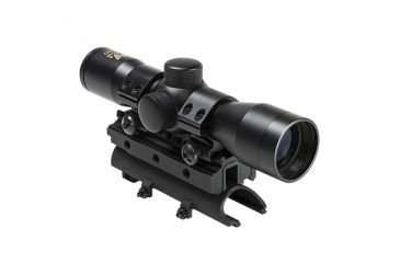 Image of NcSTAR SKS Combo/Tri-Mount/4X30 Compact Scope w/1in Rings, Black KSKSC430B-A
