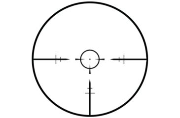 Image of NcSTAR STR Series Full-Size 1-6x24mm 30mm Tube Rifle Scope, Green/Red Illumination, Low Power Variable Reticle, Green Lens, Black, SEEFL1624G